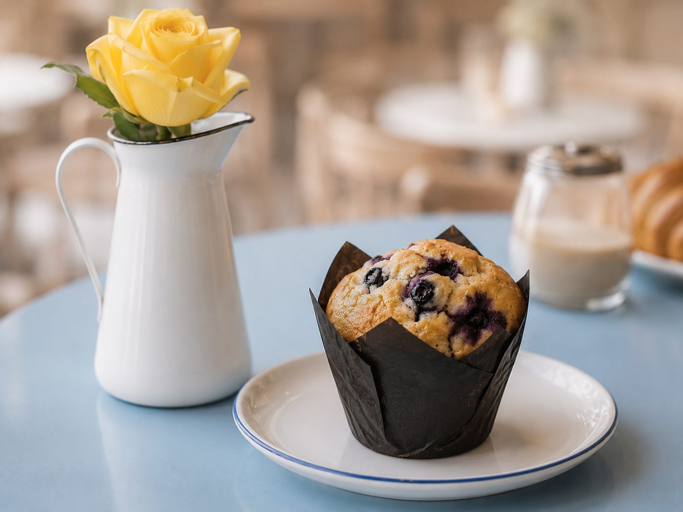 Blueberry Muffin at Cachito Coffee and Bakery in Miami Beach