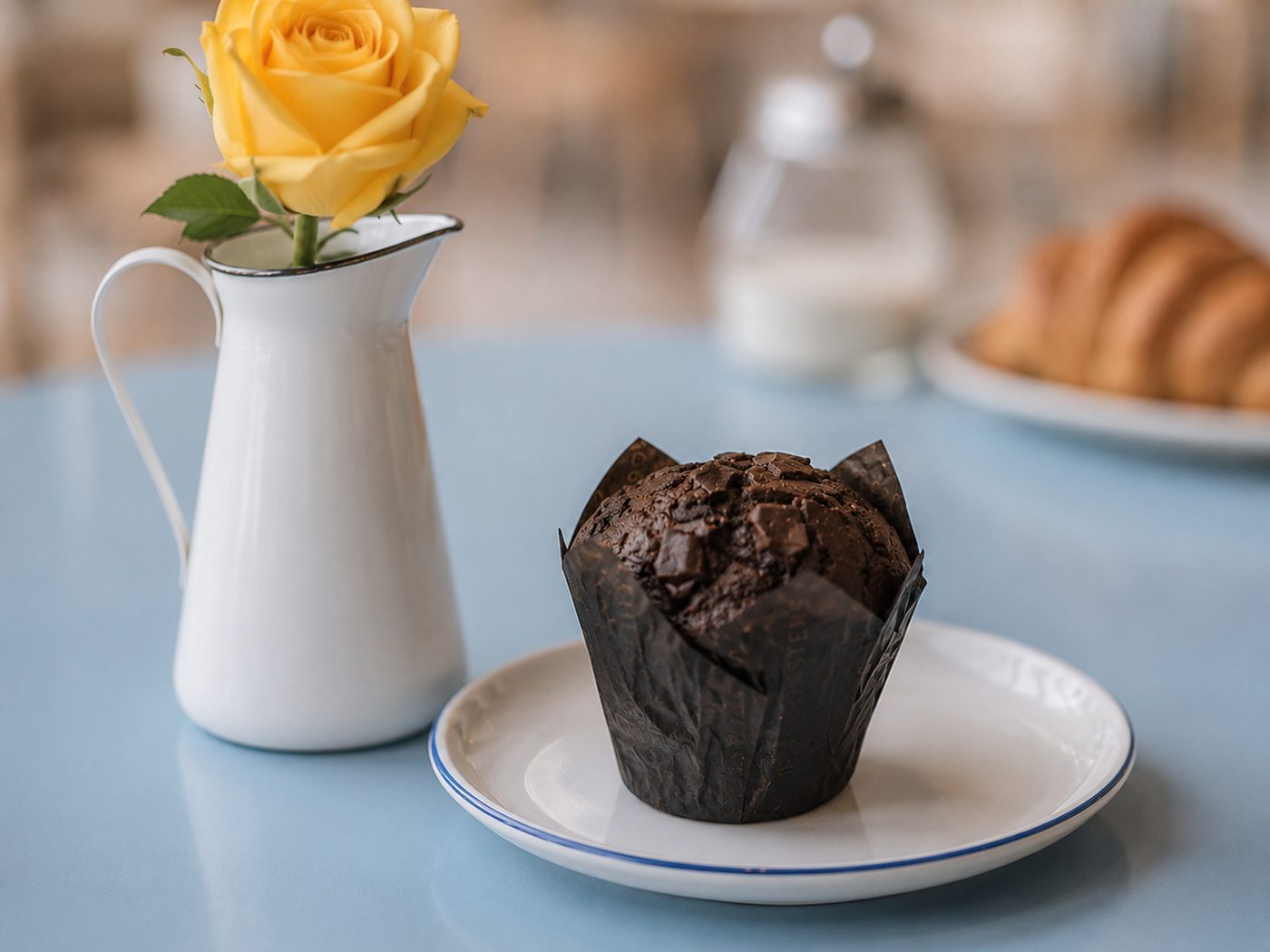 Double Chocolate Muffin at Cachito Coffee and Bakery in Miami Beach