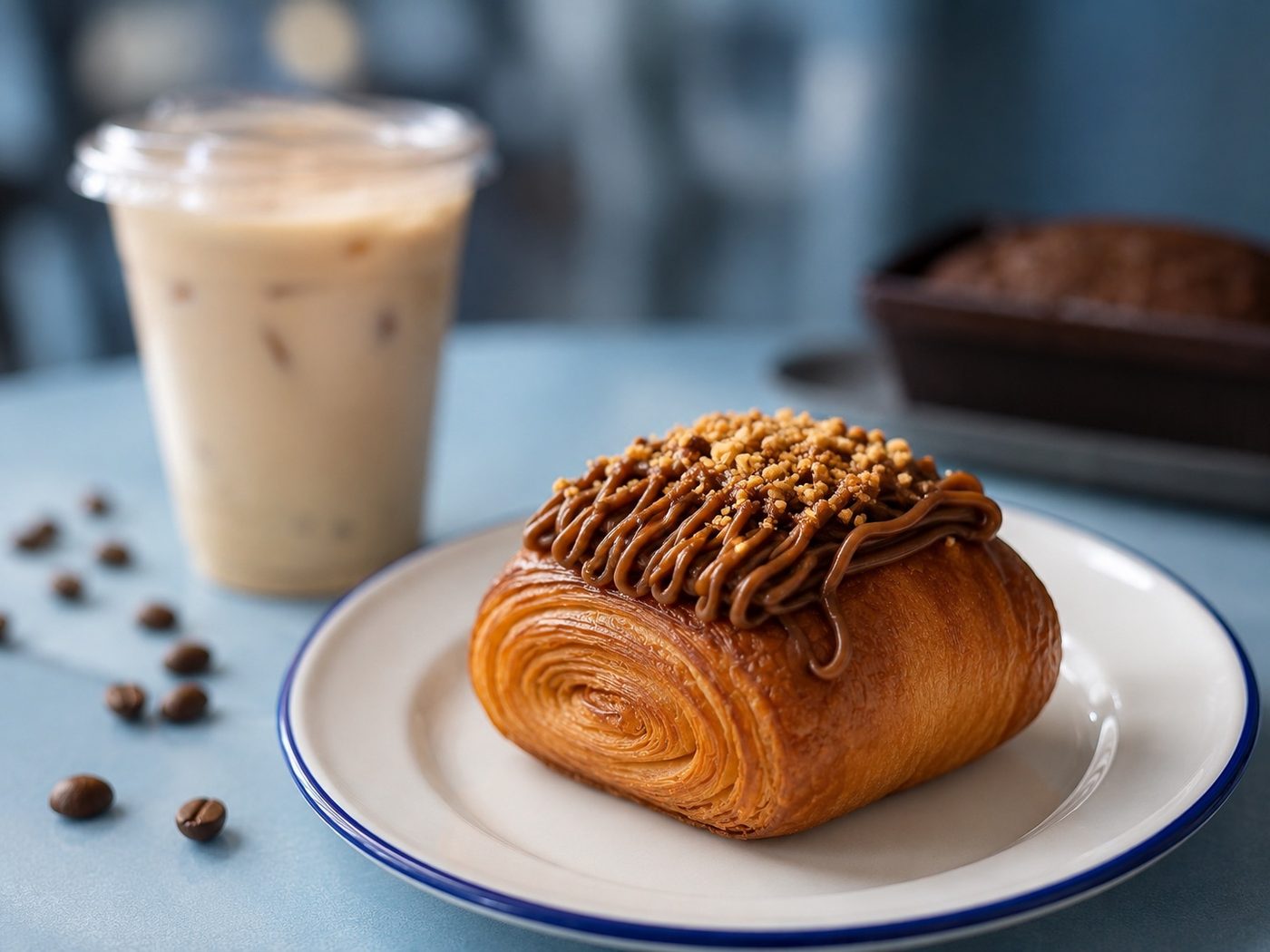 Dulce de Leche Croissant at Cachito Coffee and Bakery in Miami Beach