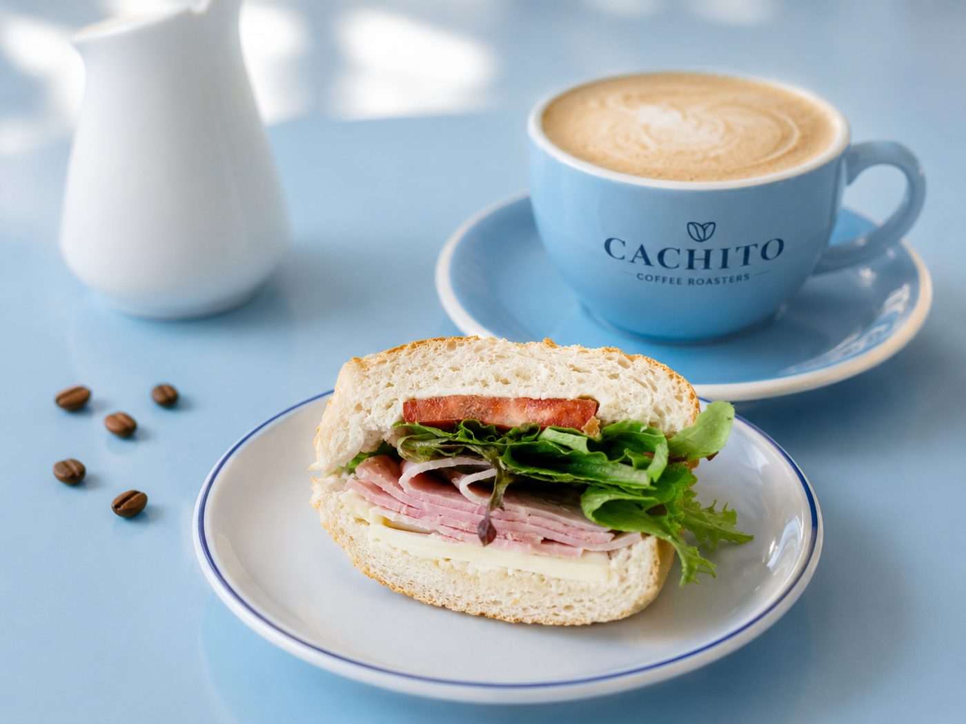 Ham and Cheese at Cachito Coffee and Bakery in Miami Beach