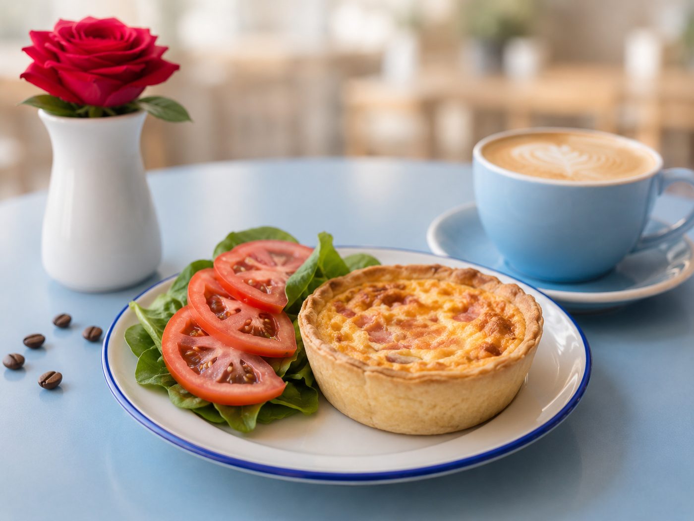 Ham & Cheese Quiche at Cachito Coffee and Bakery in Miami Beach